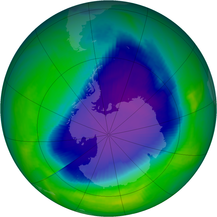 Ozone Map 1998-10-24